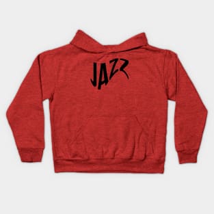 wavy jazz logo Kids Hoodie